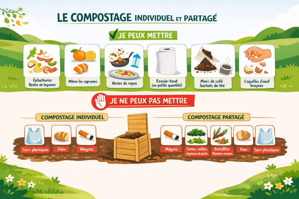 r&egrave;gles compostage